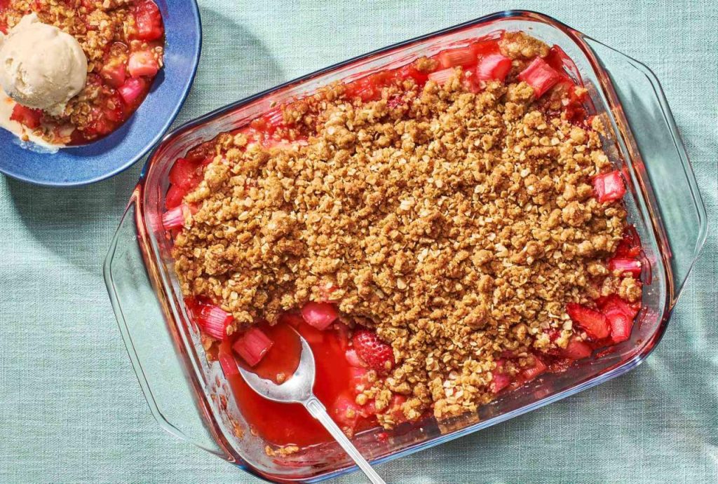 Strawberry-Rhubarb Crisp Recipe