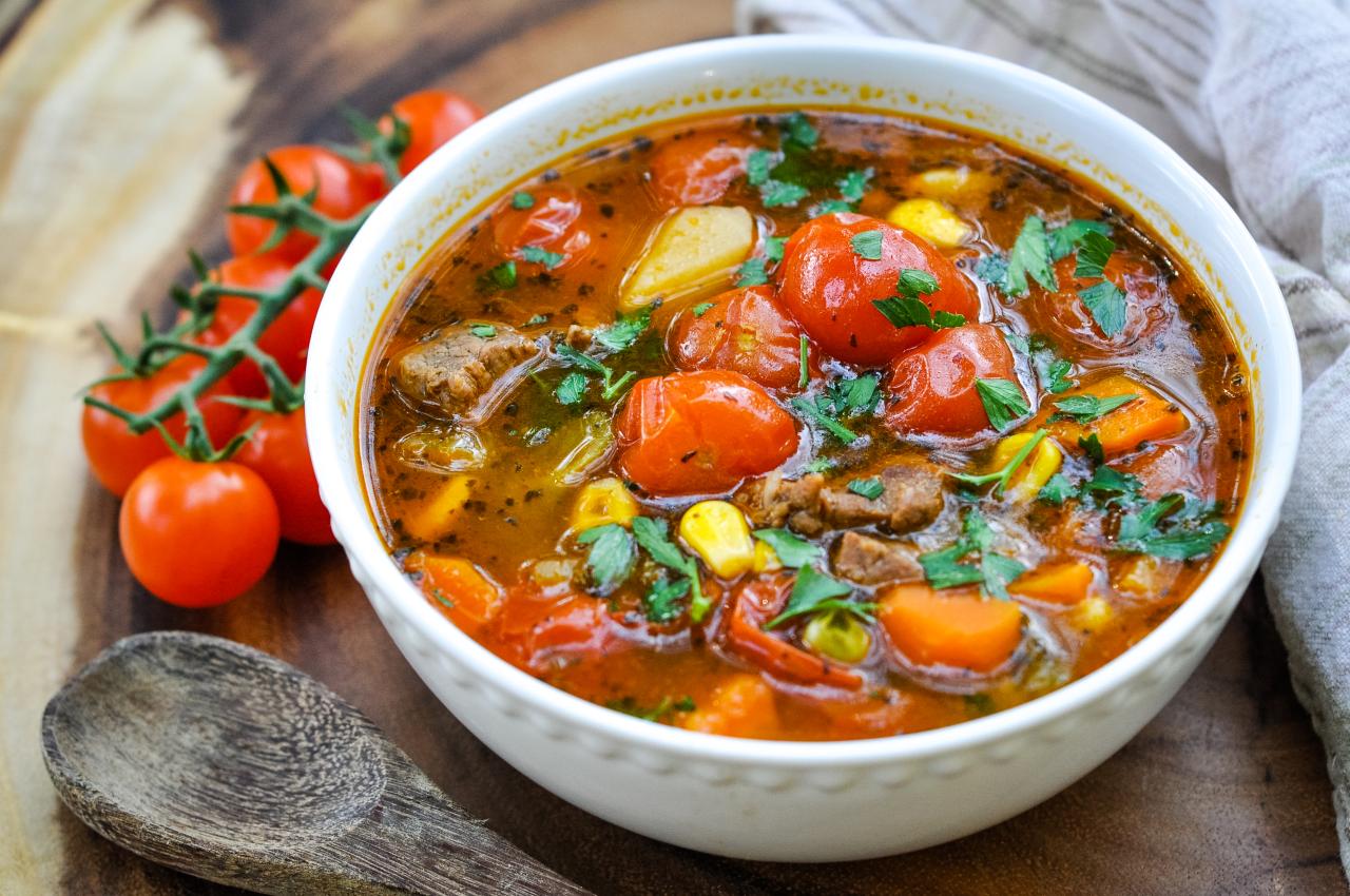 Vegetable Stew with Cherry Tomatoes on-the-Vine | Pure Flavor®